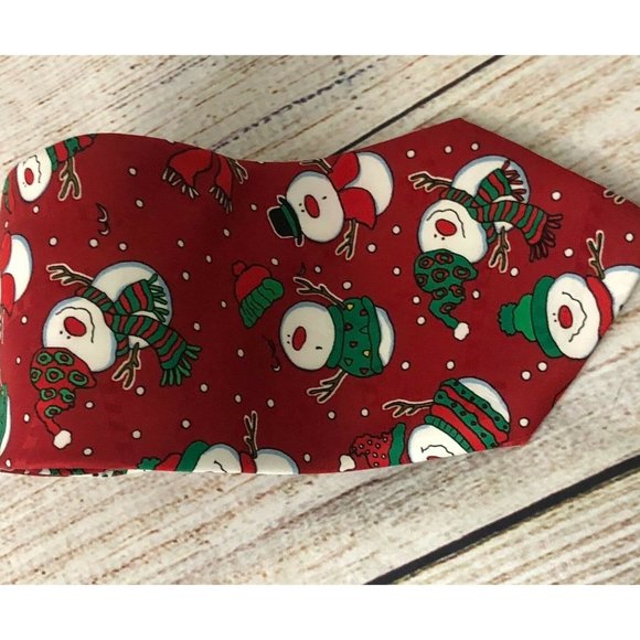 Hallmark Snowman Ugly‎ Christmas Neck Tie Party - Picture 2 of 8